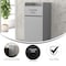 Flash Furniture Sony Wood Tray Top Receptacle in Gray MT-M8520-TRA-GRY-GG - alternate 8